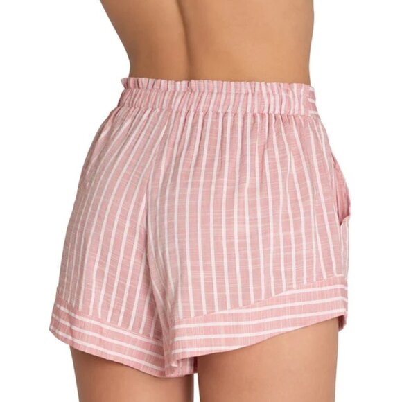 NWT Eberjey | Amalfi Red Stripe Lounge Shorts - Picture 2 of 7